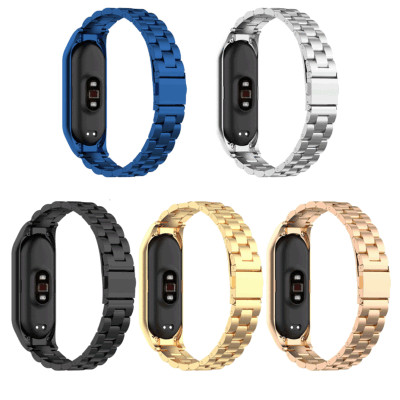 Fr Xiaomi Mi Band 3/4/5/6 Smart Wristband Replacement Metal Watch Strap Bracelet
