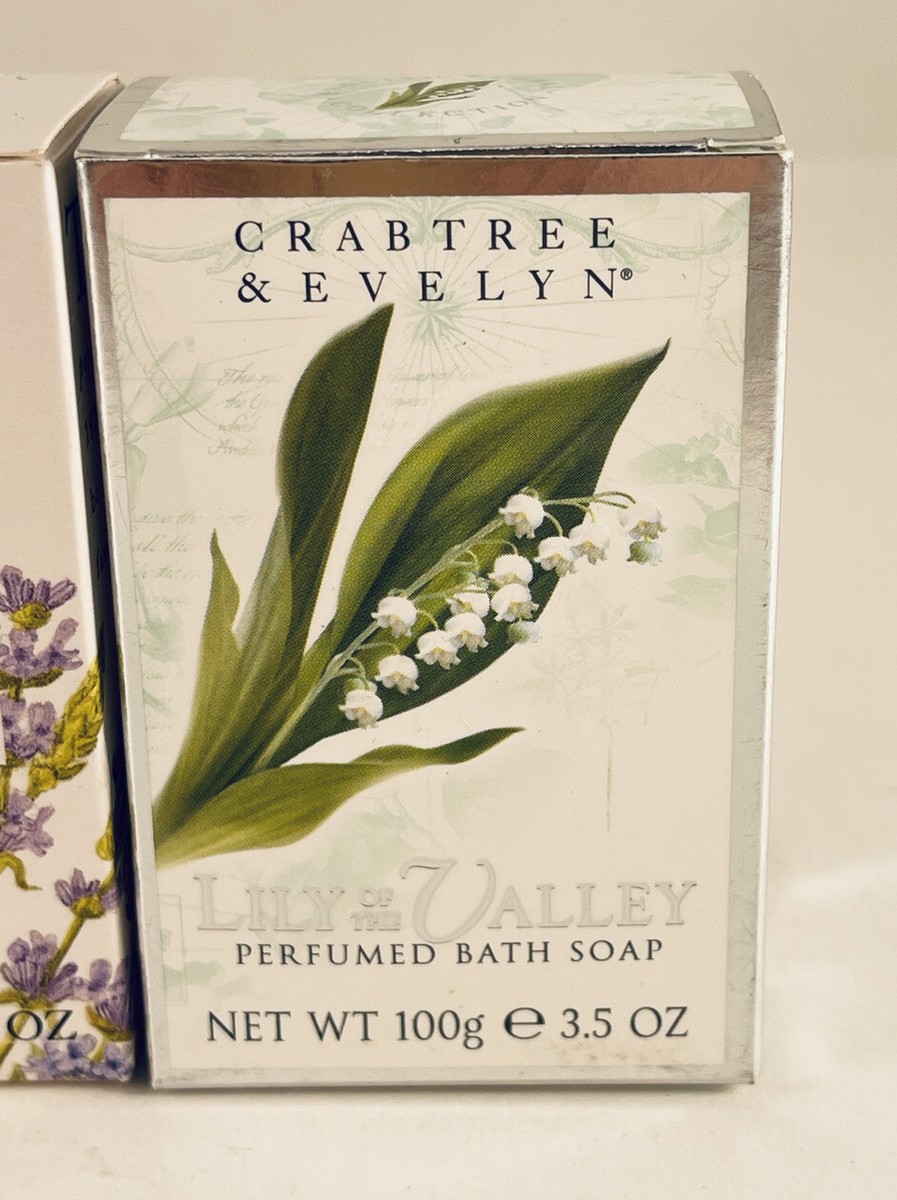 NEW Crabtree & Evelyn Lily of the Valley Muguet & Lavender Soap