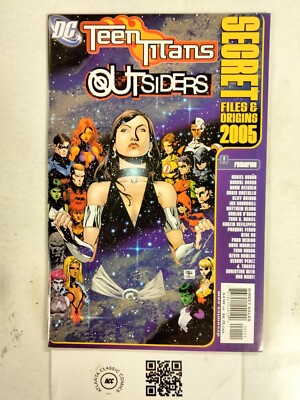 Teen Titans Outsiders Secret Files Origins 2005 VF+ DC Comics comic book 29 JW51