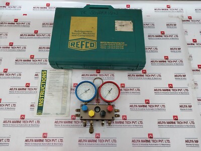 REFCO 4-WAY Elektronischer Verteilerkoffer -1 bis +30 BAR