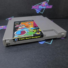T & C Surf Designs Wood & Water Rage NES AD Nintendo Cart Only Authentic  - (S..