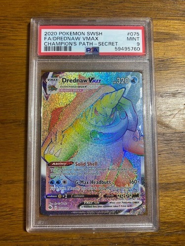 Drednaw VMAX graded PSA 9 for sale on eBay