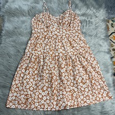 Shein Curve Womens Floral Sleeveless Sundress Size 1XL