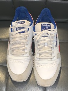 reebok clasicos blancos con azul