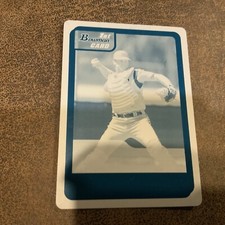 2006 Bowman Draft Picks Printing Plate Black Brett Logan