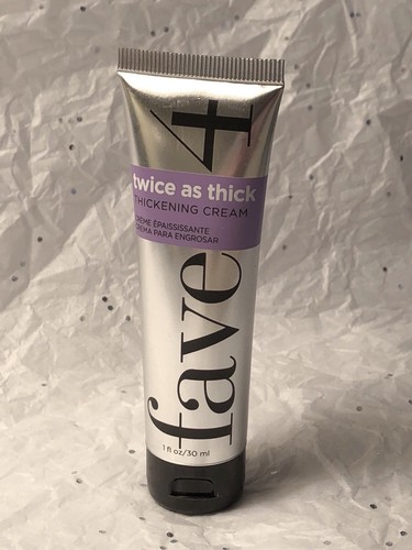 fave4 fave 4 twice as thick thickening cream 1oz 30ml blow dry
