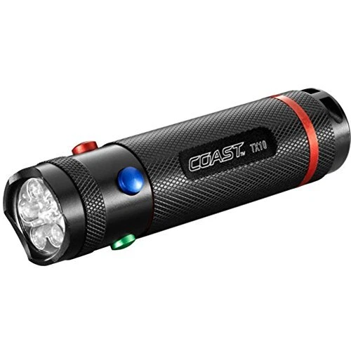 Coast TX10 LED Linterna Multicolor Viga Impermeable Táctica Luz Compacta - Imagen 2 de 4