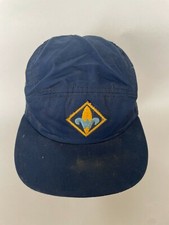 Vintage WEBELOS Cub Scout Blue Uniform Cap BSA Scouting Size Small 6.5 - 6.75