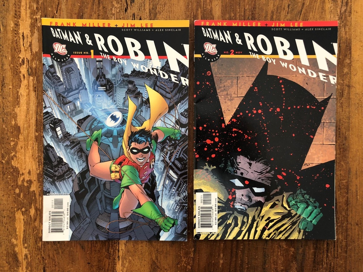 All-Star Batman Robin #1 #2 (2005) Frank Miller Jim Lee