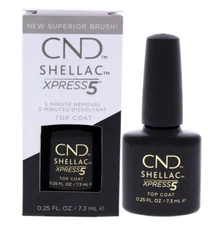 CND Shellac Xpress 5 Top Coat Nail Polish 0.25 oz