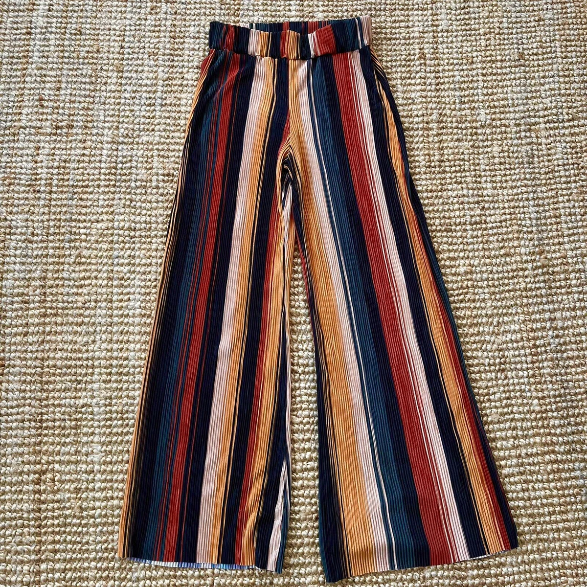 River island stripe trousers shop