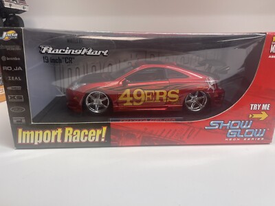 JADA TOYS IMPORT RACER 1/18 RED 49ERS TOYOTA CELICA IMPORT RACER! NEON SERIES