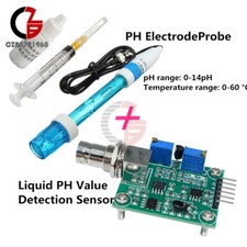 BNC Electrode Probe Hydroponic PH Aquarium Liquid PH Value Detection Sensor