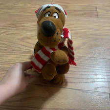 Vintage 2000 Christmas Santa Holiday Applause Scooby Doo Plush Toy