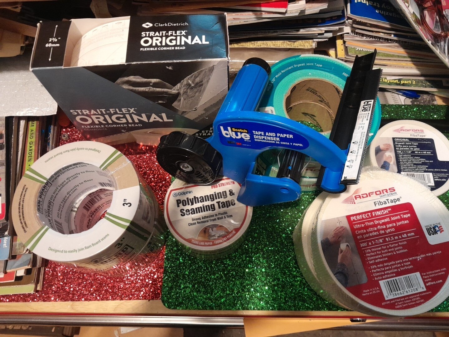 Drywall Tape Finishing Lot Seam Tape Corner Bead Dispenser eBay