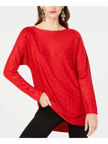 Embellished Sweater Red Size XS | eBay