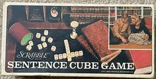 Vintage 1971 Scrabble Sentence Cube Game By Selchow & Righter Company
