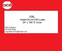 Oce Id8l- Instant Dry 8.5 Mil Luster 24 X 100' In Box Oce Id8l- Instant Dry 8.5 Mil Luster 24 X 100' In Box