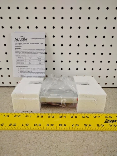 Maxim MAX-89972WT CounterMax MX-L120DL 7" 3000K LED Under Cabinet White - Picture 4 of 6