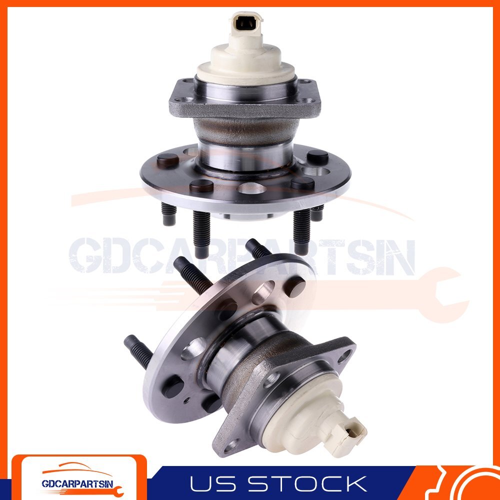 Set of 2 Rear Wheel hub LH or RH 512003 W/ABS For Buick Lesabre 2000-05 5 Bolts