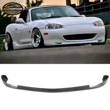 Fits 01-05 Mazda Miata MX-5 RS Style PU Front Bumper Lip Spoiler Splitter