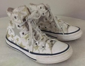 sparkly gold converse