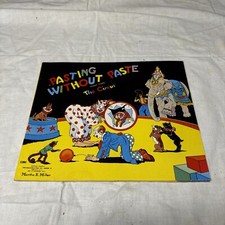 Pasting Without Paste The Circus Tent Show Animals Sticker BOOK 1939 Saalfield