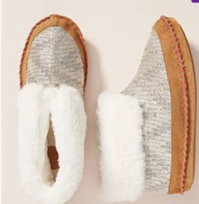 NEW ANTHROPOLOGIE FAR AWAY FROM CLOSE GENEVIEVE SLIPPER SHOES SZ 8