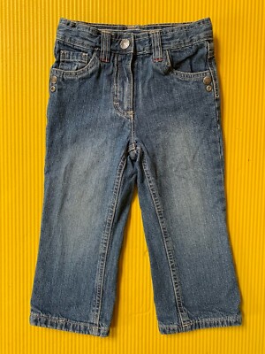Papagino gefütterte Hose Jeans lang Mädchen  Junge Gr. 86-92 mit Verstellgummi