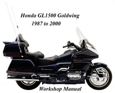 HONDA GL1500SE GOLDWING 1987 to 2000 WORKSHOP MANUAL - PDF Files