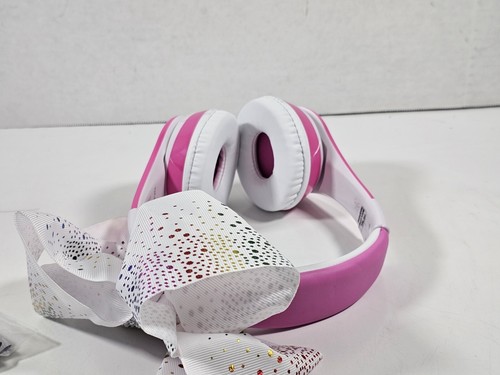 JoJo Siwa eKids Wireless Bluetooth Over the Ear Kids Headphones - Pink - Picture 4 of 7