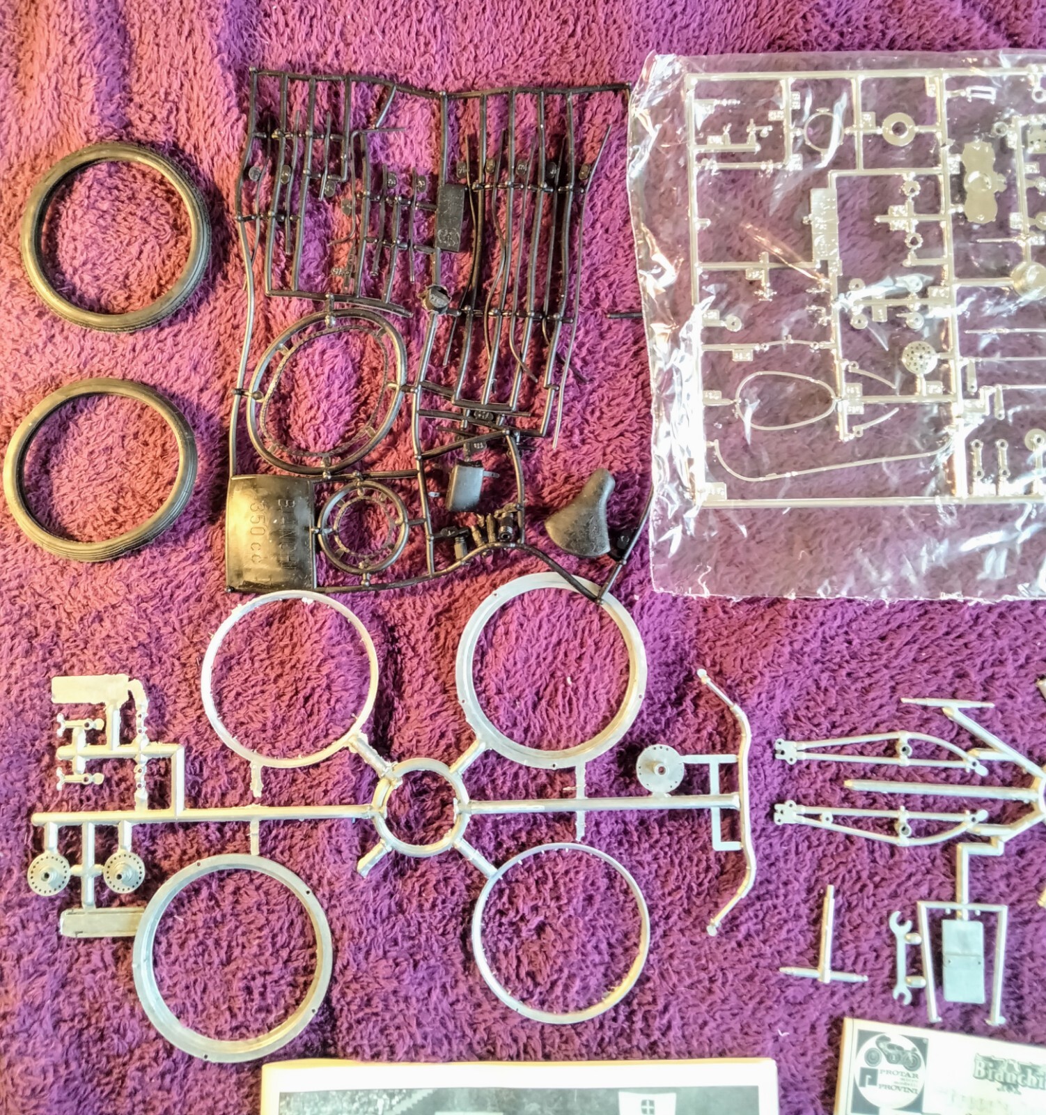 PROTAR 19 Bianchi "Freccia Celeste" 350 cc Motorcycle Model Kit 150