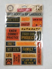 Cub Scout Rank Scrapbook Sticker BSA Paperwork