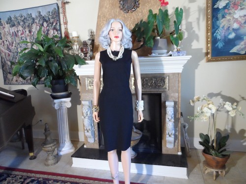 The Row Black Sleeveless Sheath Dress w/Raw Edges Detail Size S