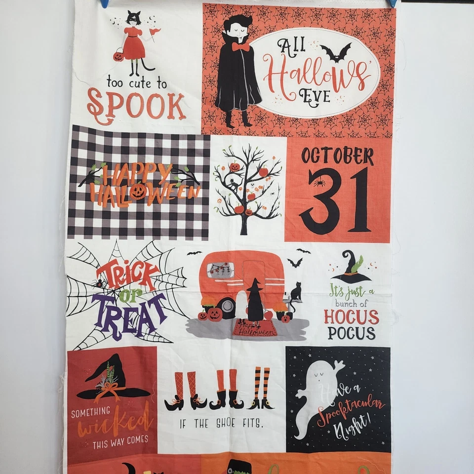 Riley Blake Hocus Pocus Cotton Fabric 2019 24x45 Halloween - Image 2 of 4