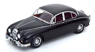 KK Scale 1:18 JAGUAR DAIMLER 250 V6 LHD BLACK INTERIEUR DARK RED 1962 Modellauto