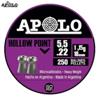 Apolo Hollow Point .22 cal/5.5mm Pellets (Tin/250)