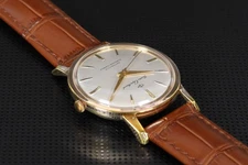 Seiko Gyro Marvel J14081 Automatic Vintage 1960s Gold Dial Mens Watch Japan
