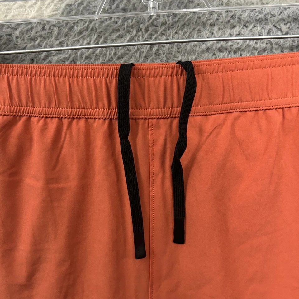 Шорты мужские Balance Collection большие с оранжевой подкладкой эластичные спортивная одежда - Изображение 4 из 4