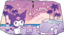 Sanrio Characters Kuromi Car sunshade umbrella Size  Japan exclusive New