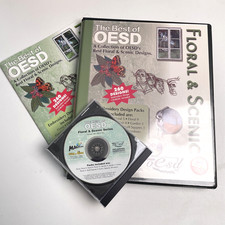 OESD Best of Floral Scenic Designs Embroidery CD Collection Sew