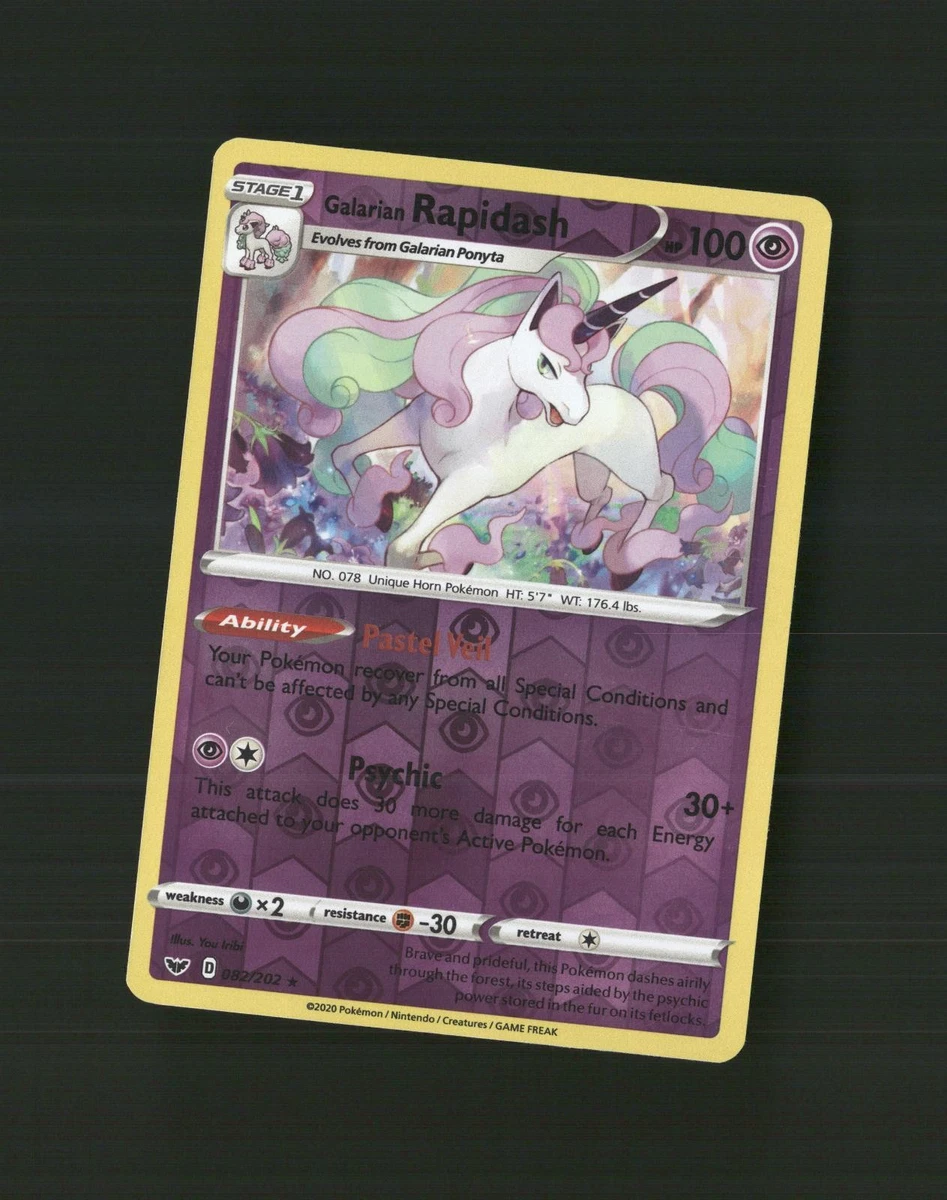 Galarian Rapidash Pokmon TCG Cards for sale | eBay