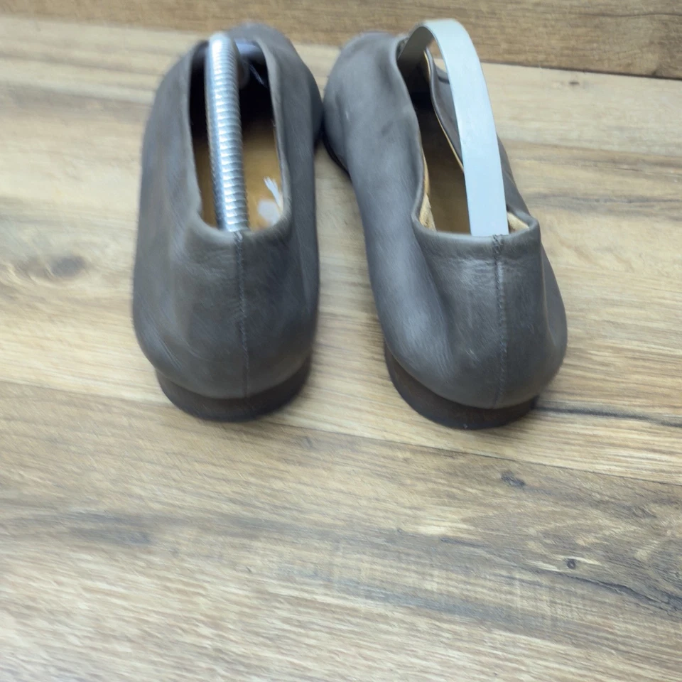 Coclico Padu Pisos Mujer Talla 37.5 EU|6.5-7 EE. UU. Negro Cuero Suave Punta Foto 3 de 4