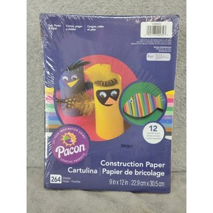 Pacon Construction Paper 264 Sheets 9x12 Inch 12 Assorted Colors Craft Art