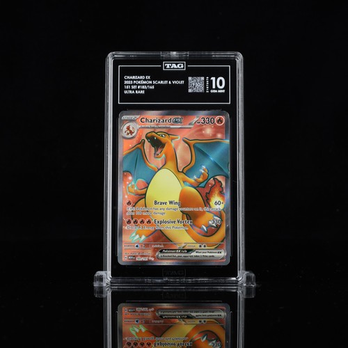 Charizard ex graded TAG 10 for sale on eBay
