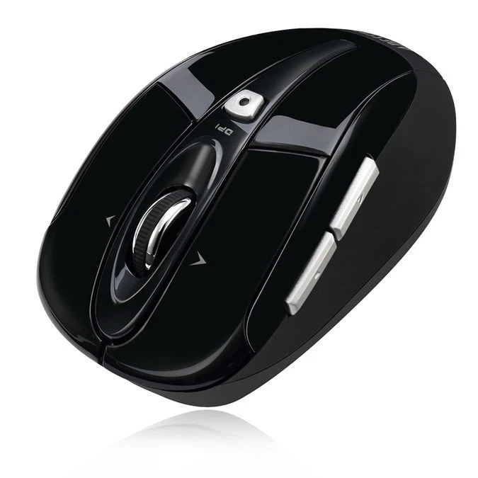 Adesso iMouse S60B Wireless 2.4GHz Optical Nano Mouse, 1600 DPI, Programmable - Image 3 of 4