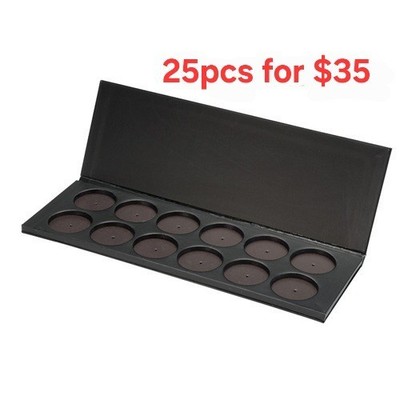Empty Magnetic Plt#1  25pcs -12 Large Pans-No Mirror. Special price on big QTY