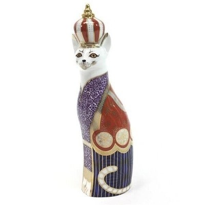 Royal Crown Derby Royal Cat Briefbeschwerer: Abessinier