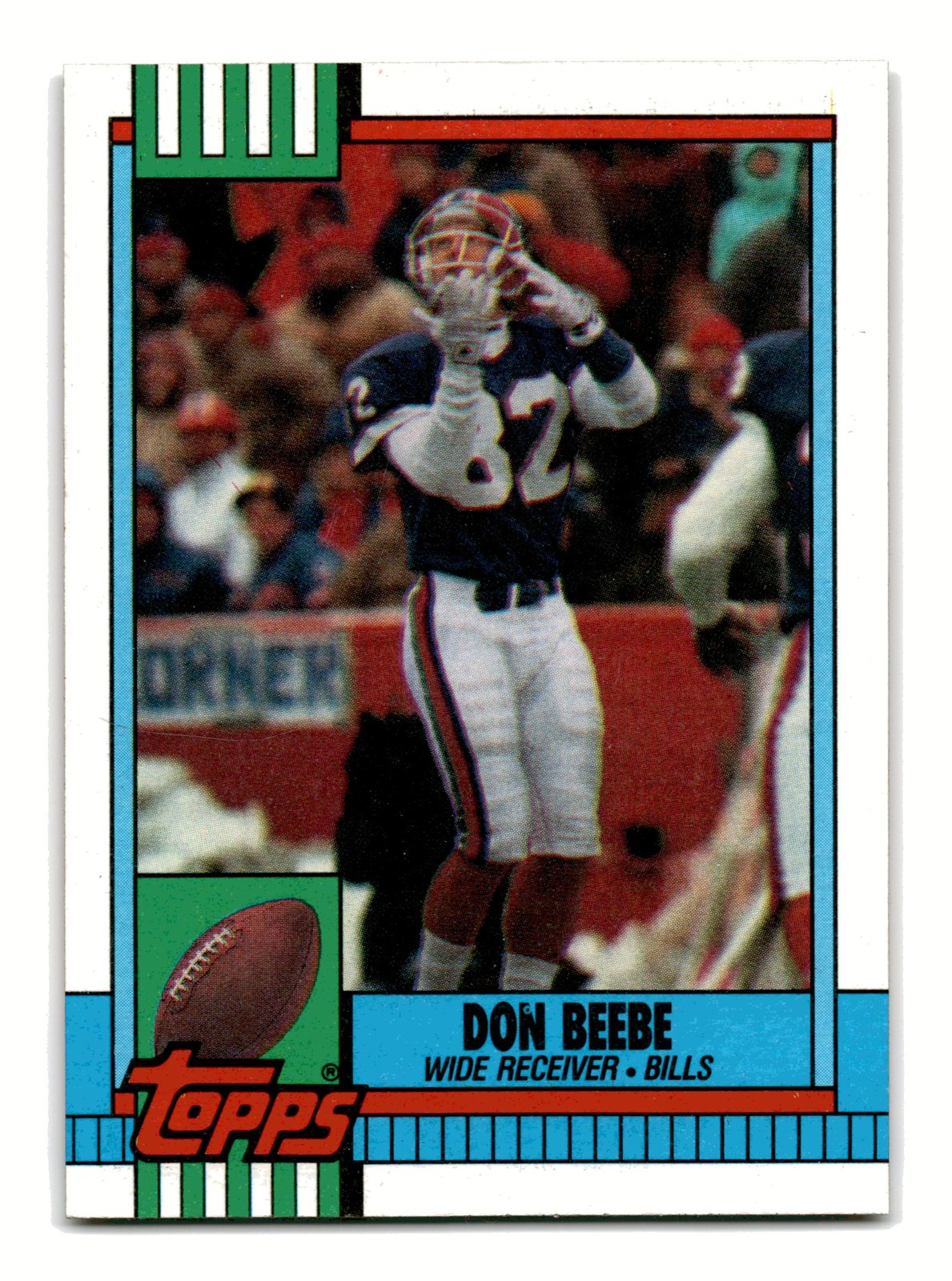 Don Beebe 1990 Topps #200b Buffalo Bills NM-MINT