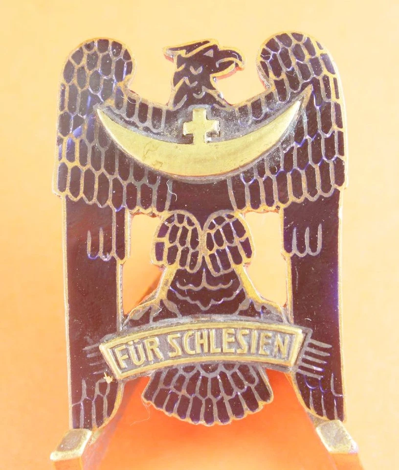 Schlesischer Adler 1 Klasse - Schlesisches Bewährungsabzeichen 1.Stufe (emaillie - Bild 1 von 3